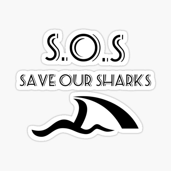 Sauvez nos requins Sticker