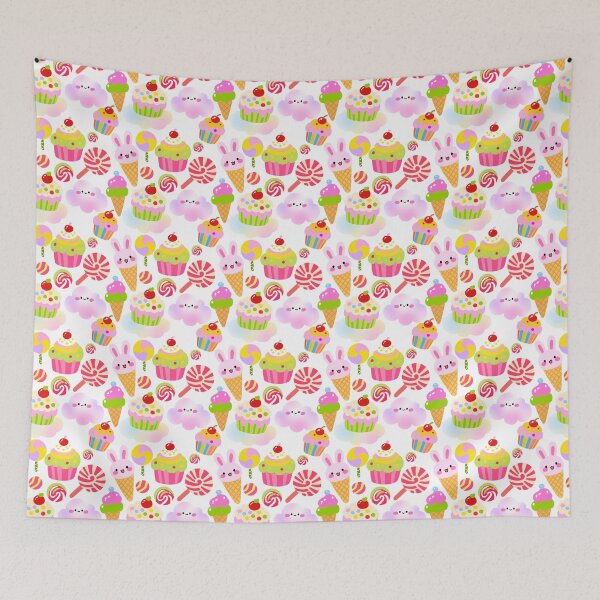 Item preview, Floating Dessert Islands Seamless  designed and sold by KJackArtwork.