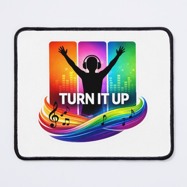 Item preview, Turn It Up Rainbow DJ designed and sold by lorand-designs.