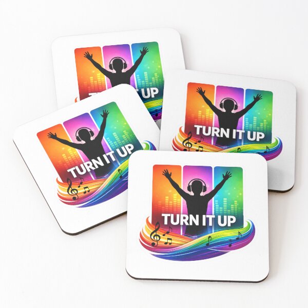Item preview, Turn It Up Rainbow DJ designed and sold by lorand-designs.