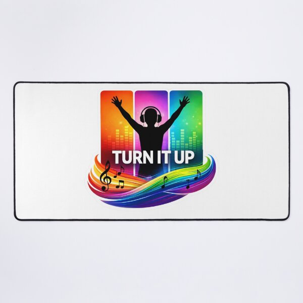 Item preview, Turn It Up Rainbow DJ designed and sold by lorand-designs.