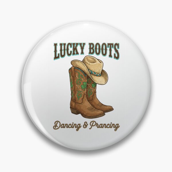 Item preview, Lucky Boots Dancing Prancing - Country Western St Patrick's Gift designed and sold by Luminari Creations.
