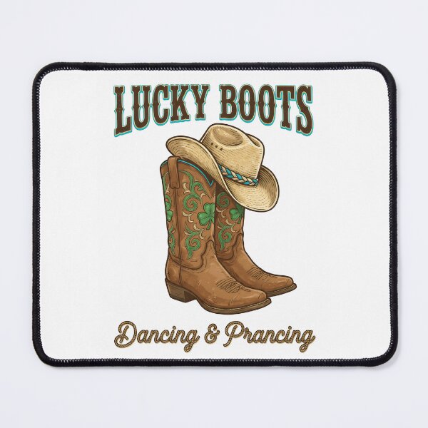 Item preview, Lucky Boots Dancing Prancing - Country Western St Patrick's Gift designed and sold by Luminari Creations.