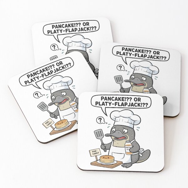 Item preview, Pancake or Platy-Flapjack Platypus Chef designed and sold by dreyesvc.