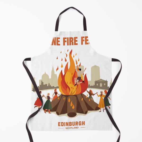 Item preview, Beltane Fire Festival Edinburgh Retro Scottish Art designed and sold by LoliDesignShop.