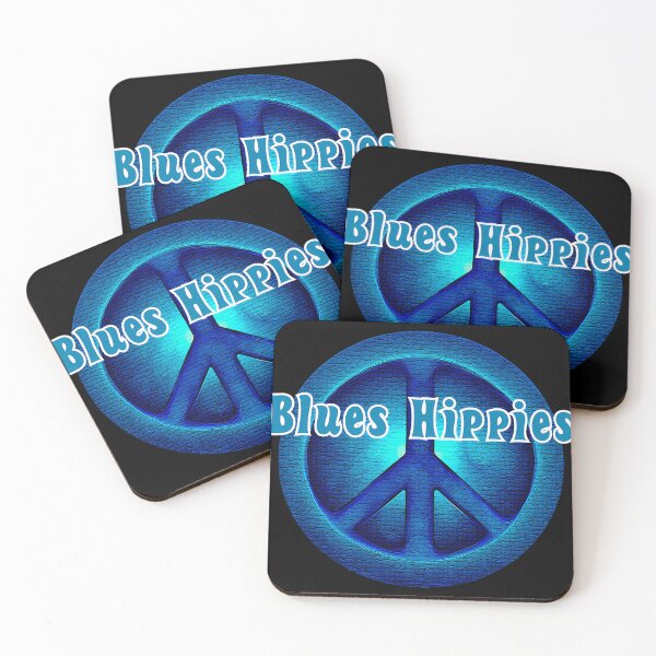 Item preview, Blues Hippies Logo And Name Across Front designed and sold by Favcanva-Shop.