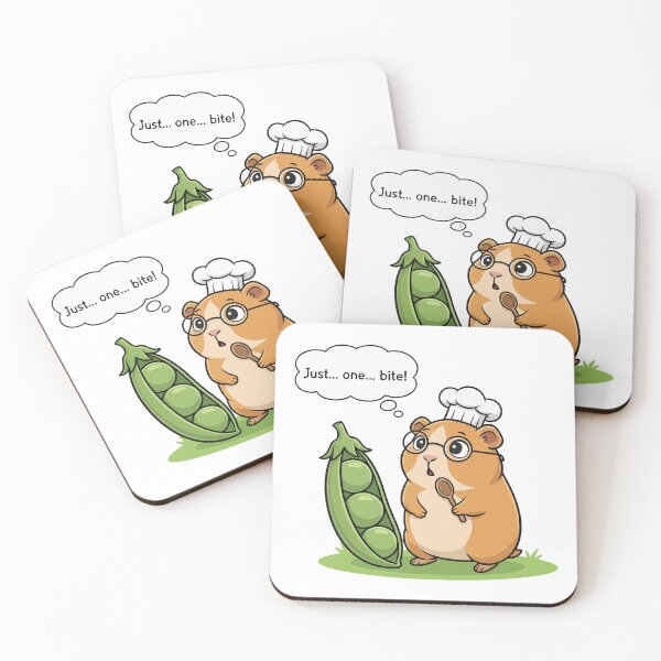 Item preview, Just One Bite Guinea Pig Chef designed and sold by dreyesvc.