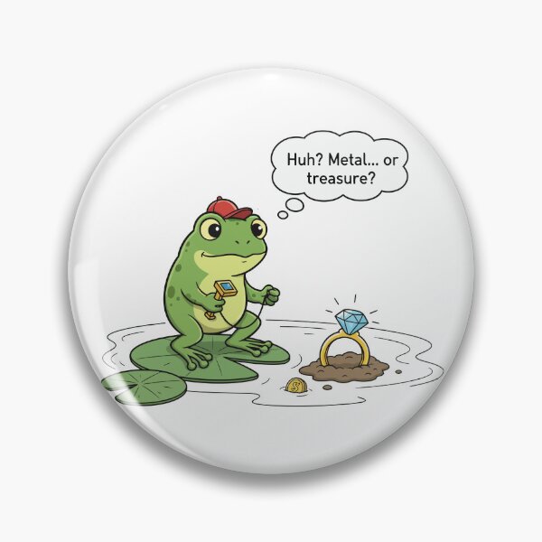 Item preview, Metal or Treasure Frog Metal Detecting designed and sold by dreyesvc.
