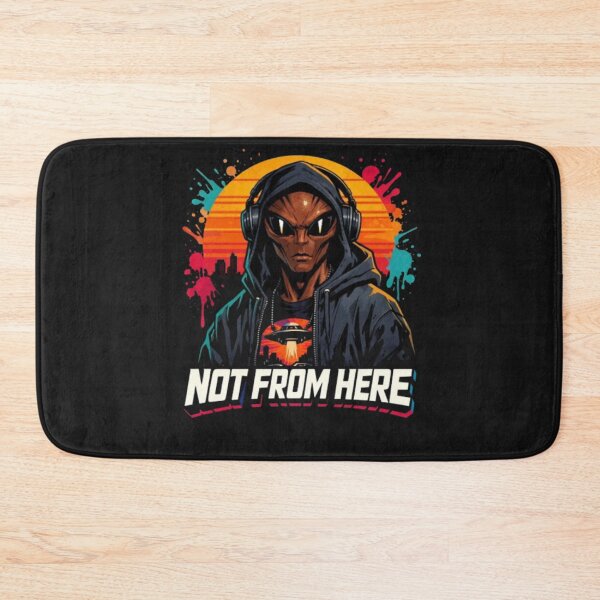 Item preview, Not From Here Alien Shirt – Bold Streetwear Sci Fi Graphic designed and sold by wanado.