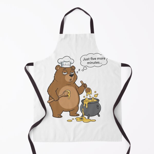 Item preview, Just Five More Minutes Sleeping Bear Chef designed and sold by dreyesvc.