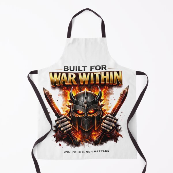 Item preview, Built For War Within – Premium Motivational Power Design designed and sold by RelateAndTee.