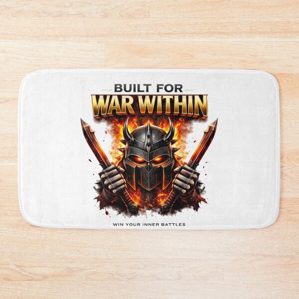 Item preview, Built For War Within – Premium Motivational Power Design designed and sold by RelateAndTee.