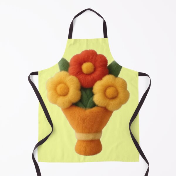 Item preview, Fluffy bouquet of flowers in kawaii style, wool felt design designed and sold by Mauswohn.