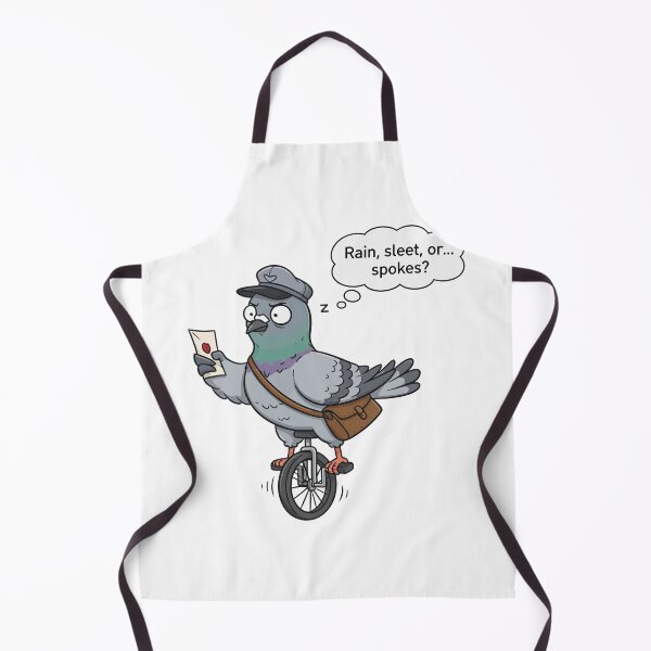 Item preview, Neither Rain Nor Sleet Pigeon Mailman Unicycle designed and sold by dreyesvc.