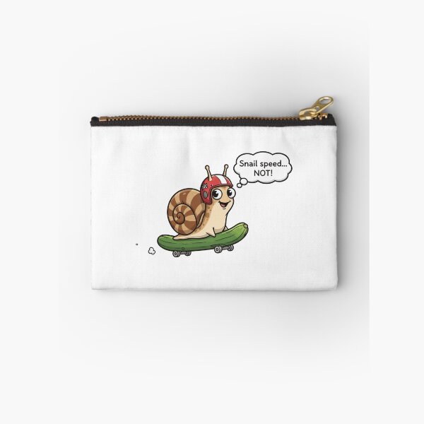 Item preview, Snail Speed Not Fast Skater Snail Pun designed and sold by dreyesvc.