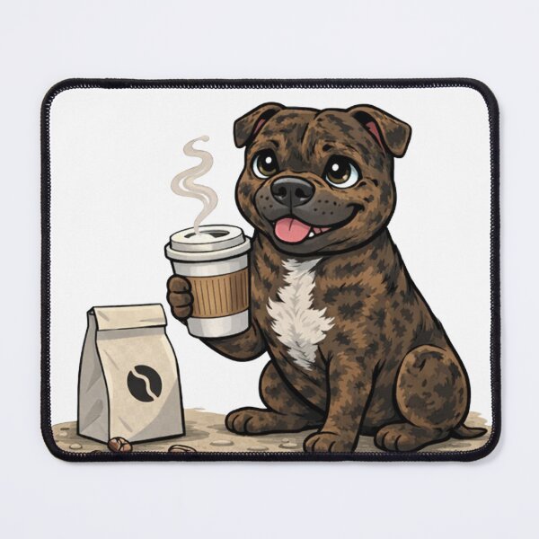 Item preview, Coffee staffy designed and sold by ErinJain.