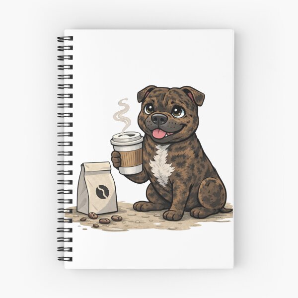 Item preview, Coffee staffy designed and sold by ErinJain.