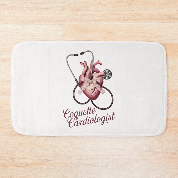 Item preview, Coquette Cardiologist - Cute Heart Stethoscope with Pink Ribbon designed and sold by Design_Your_Day.