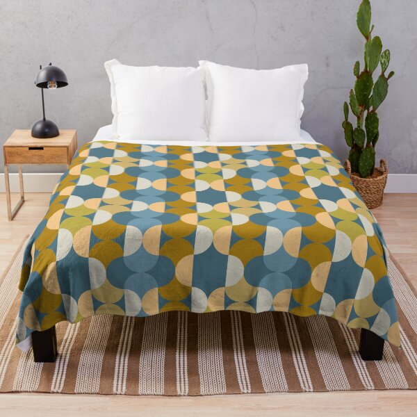 Item preview, Retro 70s Geometric Pattern no.3 – Mid Century Modern designed and sold by JMgraphic.