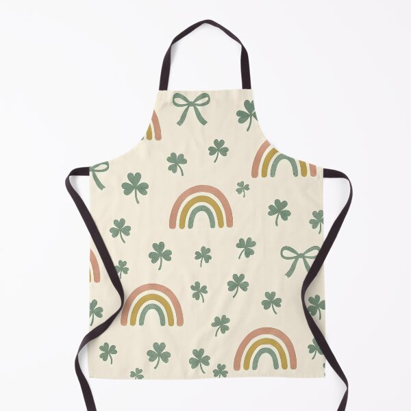 Item preview, Modern Boho Rainbows and Coquette Bows with Shamrocks - St. Patrick's Day Pattern designed and sold by Amplify-n-Co.