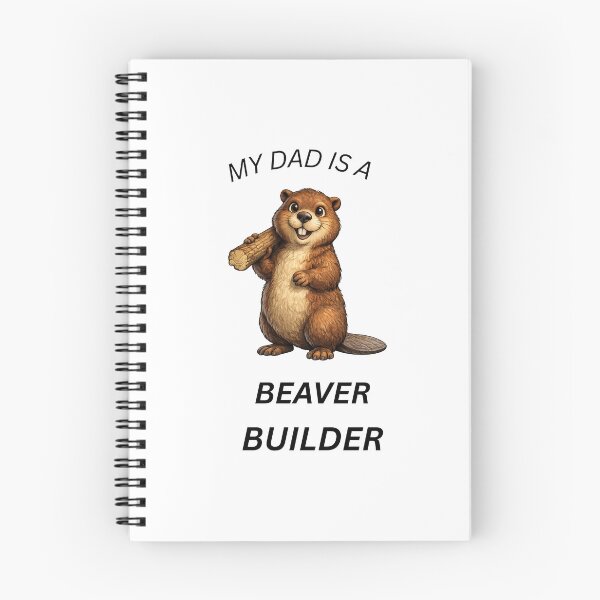 Item preview, My Dad Is a Beaver Builder Funny Gift designed and sold by GeoWild Designs.