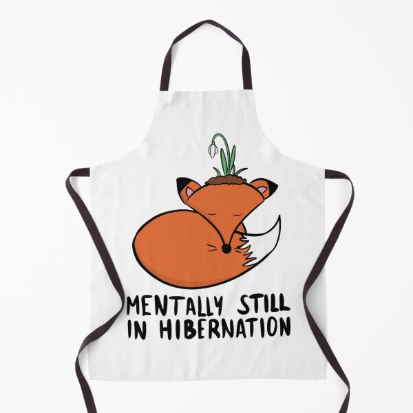 Item preview, Mentally Still In Hibernation Cute Sleeping Fox designed and sold by DesignFreakArt.