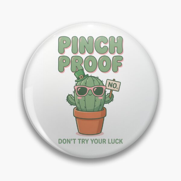 Item preview, Pinch Proof Cactus Don't Try Your Luck - Introvert St Patrick Gift designed and sold by Luminari Creations.
