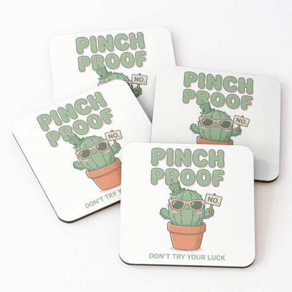 Item preview, Pinch Proof Cactus Don't Try Your Luck - Introvert St Patrick Gift designed and sold by Luminari Creations.