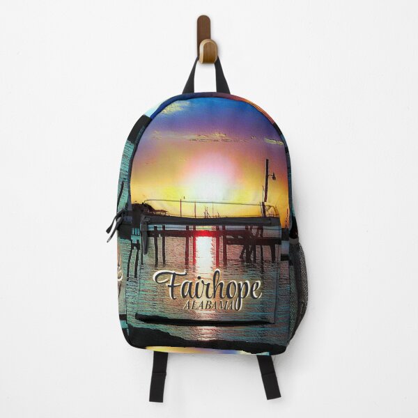 Item preview, Fairhope Alabama Mobile Bay Fairhope Pier Sunset Souvenir designed and sold by Janna Perry Designs.