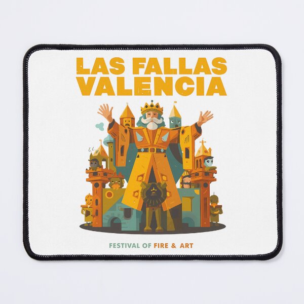 Item preview, Las Fallas Valencia Festival Of Fire Retro Satirical Art designed and sold by LoliDesignShop.