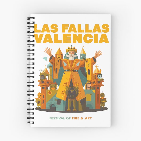 Item preview, Las Fallas Valencia Festival Of Fire Retro Satirical Art designed and sold by LoliDesignShop.