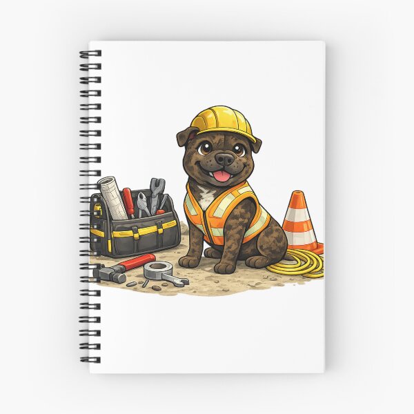 Item preview, Tradie Staffy designed and sold by ErinJain.