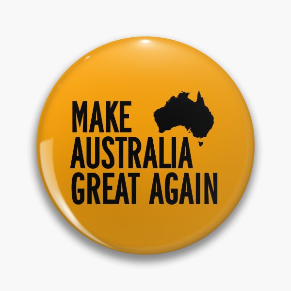Item preview, Make Australia Great Again (MAGA) Map Black designed and sold by Groovys-Goods.