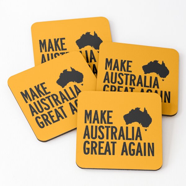 Item preview, Make Australia Great Again (MAGA) Map Black designed and sold by Groovys-Goods.