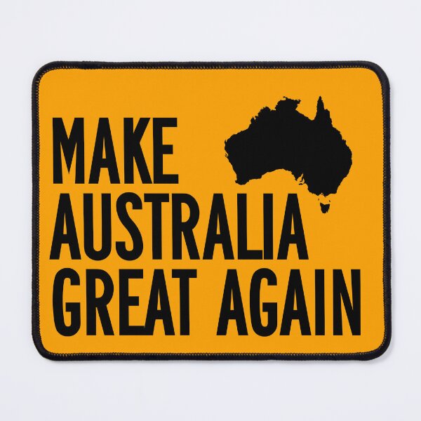 Item preview, Make Australia Great Again (MAGA) Map Black designed and sold by Groovys-Goods.