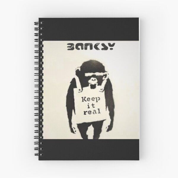 Item preview, Banksy Keep It Real Chimp Honesty Over Greed designed and sold by Kaibosh21.