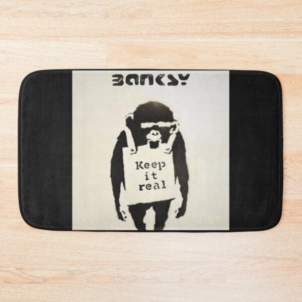 Item preview, Banksy Keep It Real Chimp Honesty Over Greed designed and sold by Kaibosh21.
