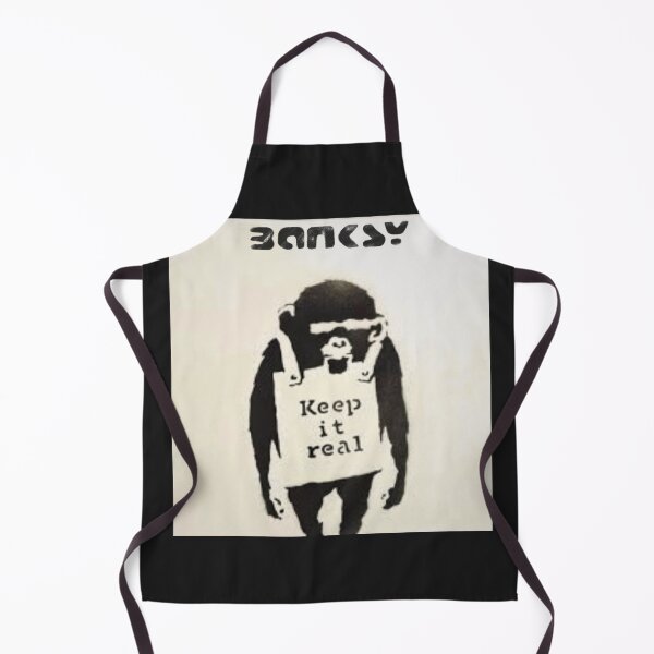 Item preview, Banksy Keep It Real Chimp Honesty Over Greed designed and sold by Kaibosh21.