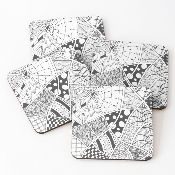 Item preview, Zentangle Maze designed and sold by Chaos and Chlorophyll.