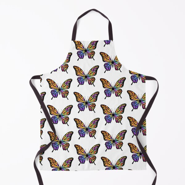 Item preview, Psychedelic Rainbow Butterfly Silhouette | Colorful Marble Aesthetic Sticker designed and sold by Cosmic Detour .