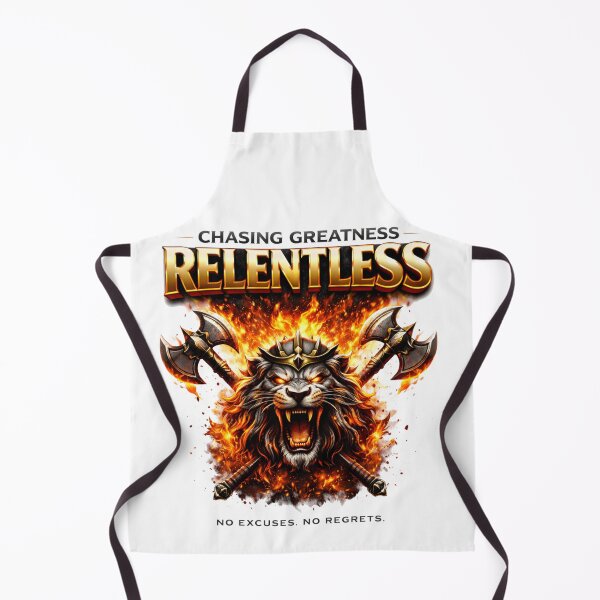 Item preview, Relentless – Chasing Greatness Premium Motivational Power Design designed and sold by RelateAndTee.