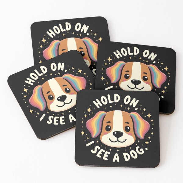 Item preview, Hold On I see a Dog Smile designed and sold by HattrickFashion.