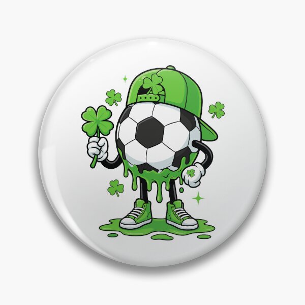 Item preview, St Patrick Day Soccer Shamrock Drip Sport Love Men Boys Kids designed and sold by barrycantre11.