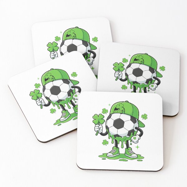 Item preview, St Patrick Day Soccer Shamrock Drip Sport Love Men Boys Kids designed and sold by barrycantre11.