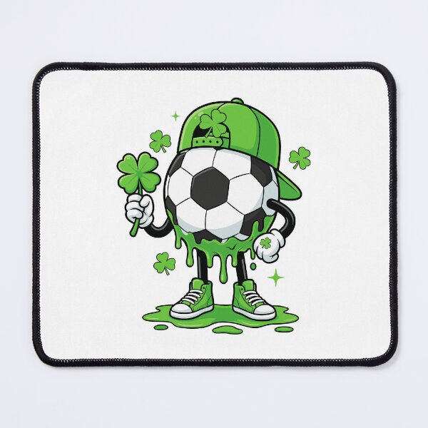 Item preview, St Patrick Day Soccer Shamrock Drip Sport Love Men Boys Kids designed and sold by barrycantre11.