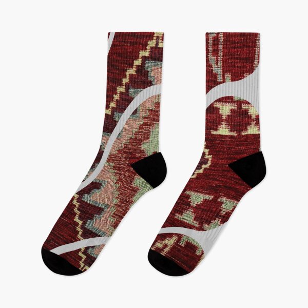 Item preview, Abstract Kilim Pattern Art Print – Boho Tribal Southwestern Geometric Rug Design designed and sold by asudesign.