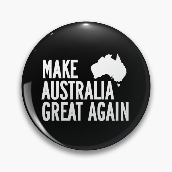 Item preview, Make Australia Great Again (MAGA) Map White designed and sold by Groovys-Goods.