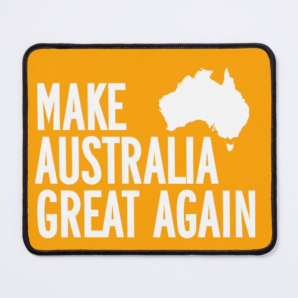 Item preview, Make Australia Great Again (MAGA) Map White designed and sold by Groovys-Goods.