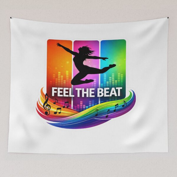 Item preview, Feel the Beat Rainbow Dance Silhouette designed and sold by lorand-designs.