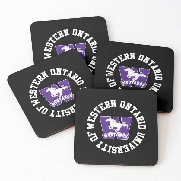 Item preview, Uwo Canada Western Ontario Mustangs Logo designed and sold by Zinoxpro.
